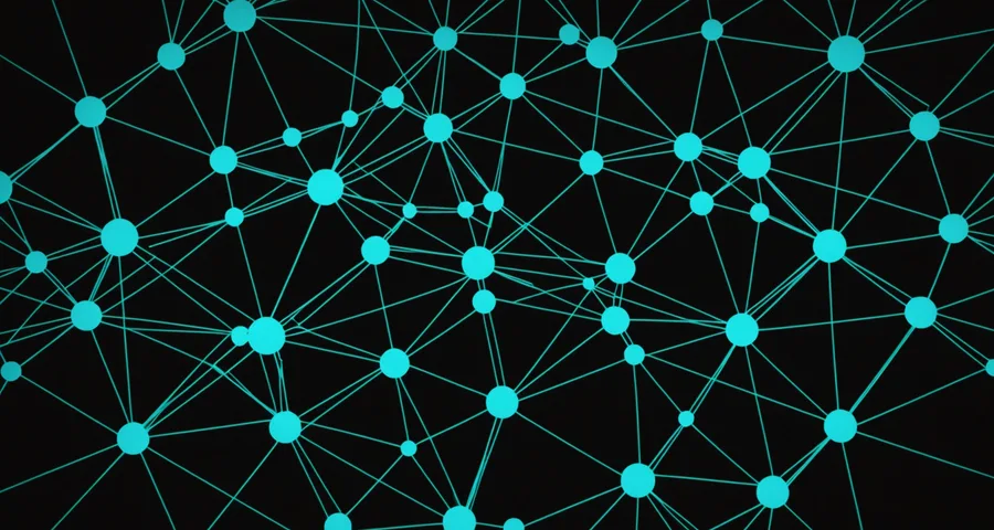 Visual representation of cross-chain data coverage spanning multiple blockchain networks